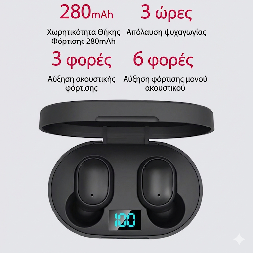 Ασύρματα Bluetooth Ακουστικά TWS